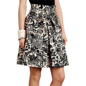 Anthropologie Corey Lynn Calter Palm Garden Paper Bag Skirt
